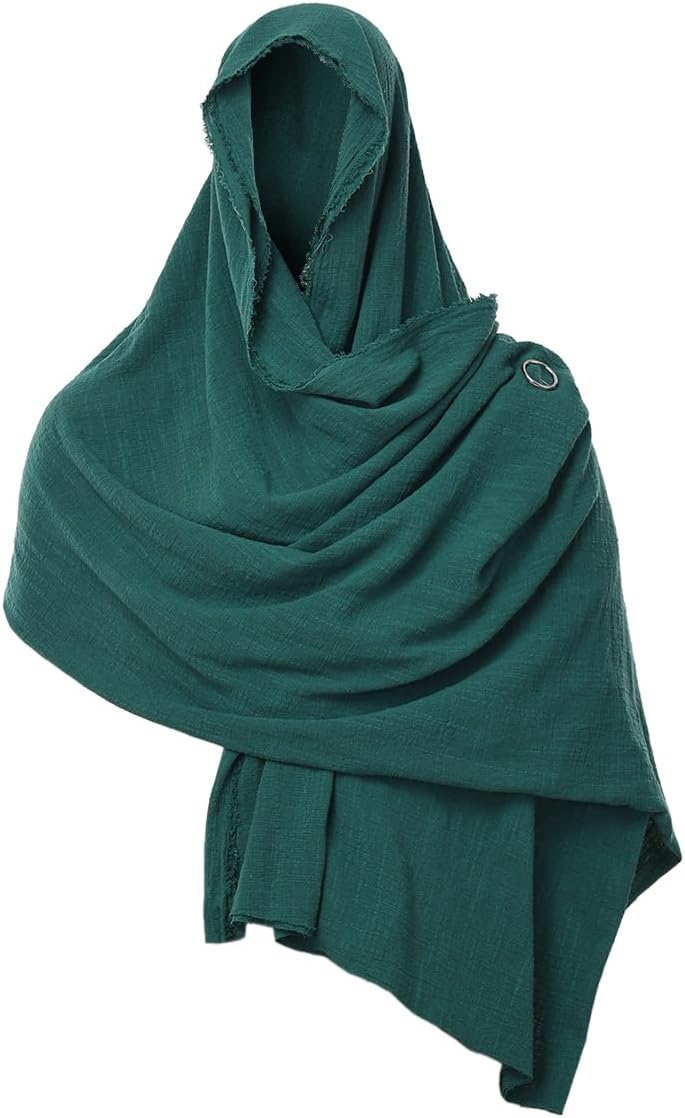 Bufanda GRACEART estilo post-apocalíptico, Cowl Sash Medieval