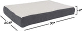 Cama ortopédica PETMAKER, 2 capas, espuma memoria 30x20.5