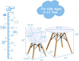 Juego de mesa y 2 sillas para niños estilo moderno