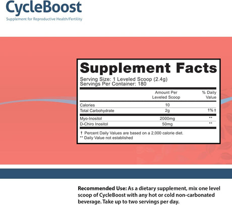 Suplementos Polvo vegano de mioinositol e inositol D-quiro