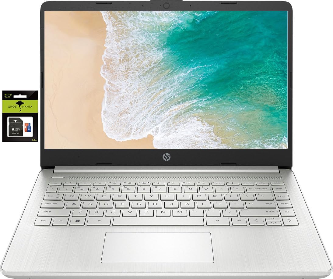 Laptop HP 14 Ultraligero, Intel Celeron, 8GB RAM, Win 11