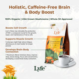 Café Instantáneo LYFE con Hongos, Energía y Enfoque 60g