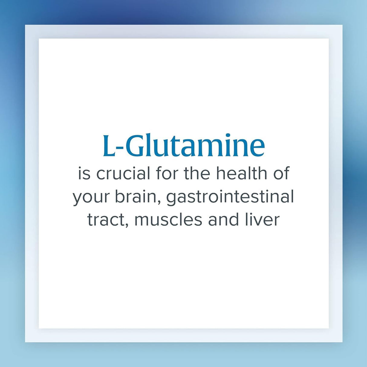 Mezcla de L-Glutamina Micronizada 5000 mg, Natural Factors