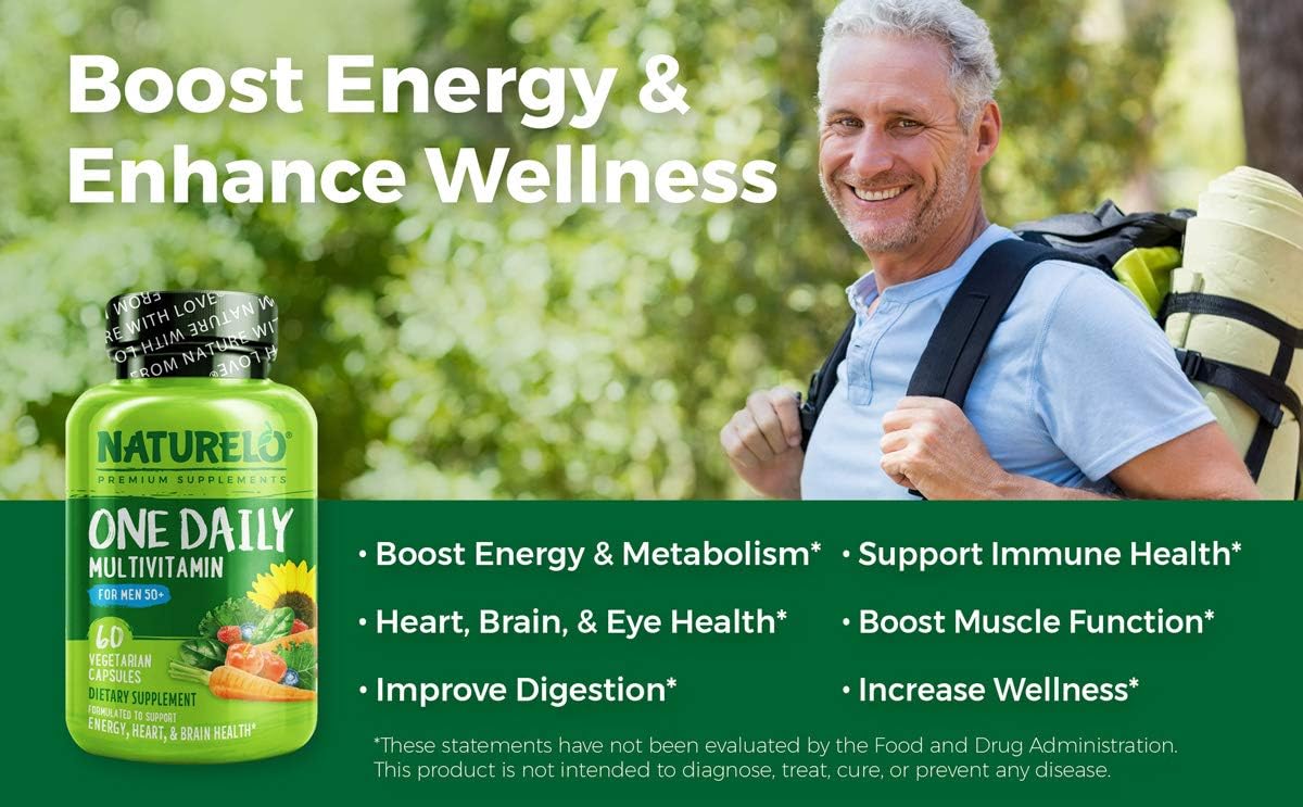 Suplemento NATURELO  Multivitamínico diario para los hombres