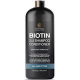 INFINA ESSENTIALS Biotin Champú y acondicionador 2 en 1 .