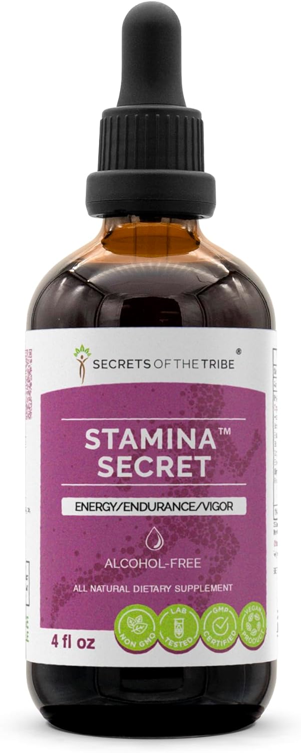 Suplemento Stamina Secret Extracto sin alcohol, tintura 4 fl