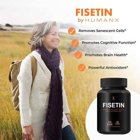 Suplemento de fisetina 98% puro activador senolítico
