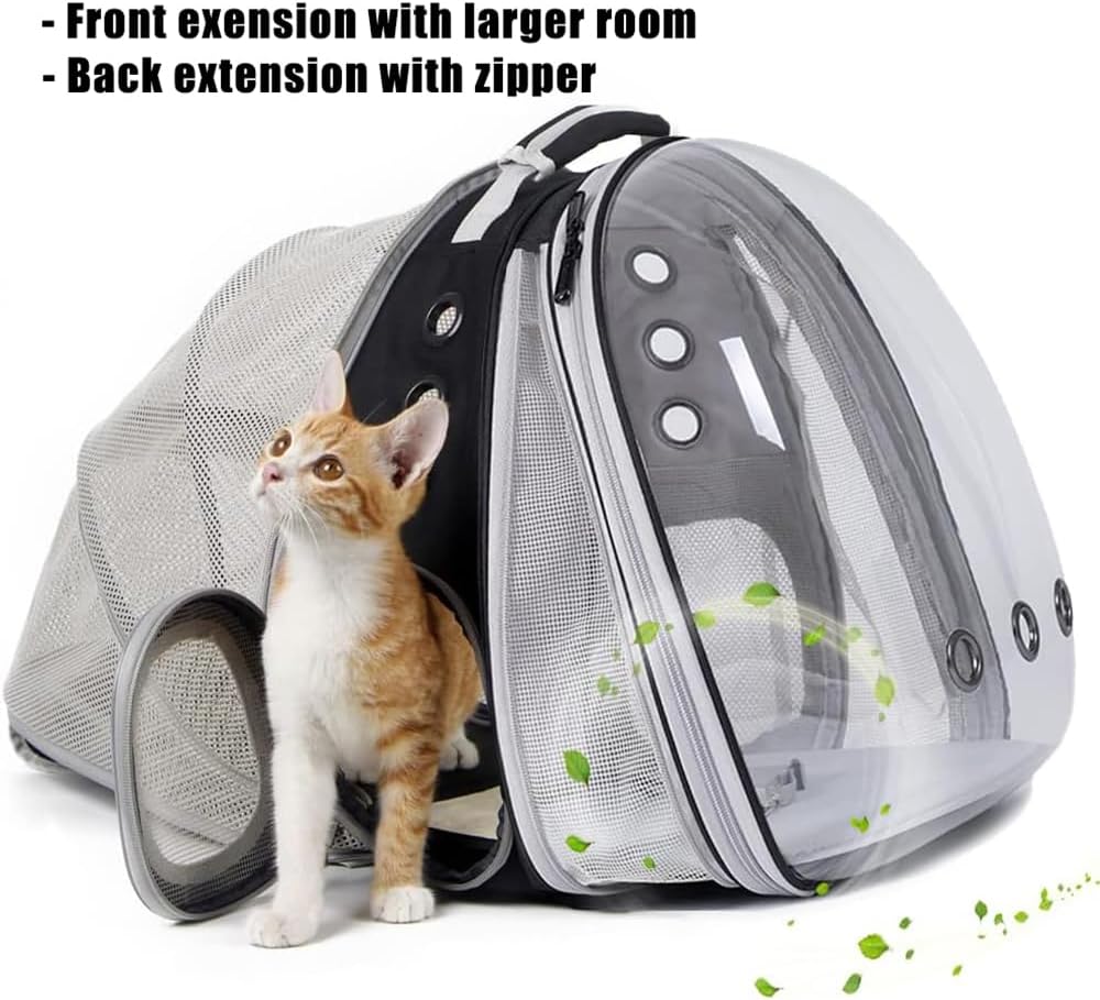 Mochila Portátil para Gatos, Expandible, hasta 20 lbs, Modelo X