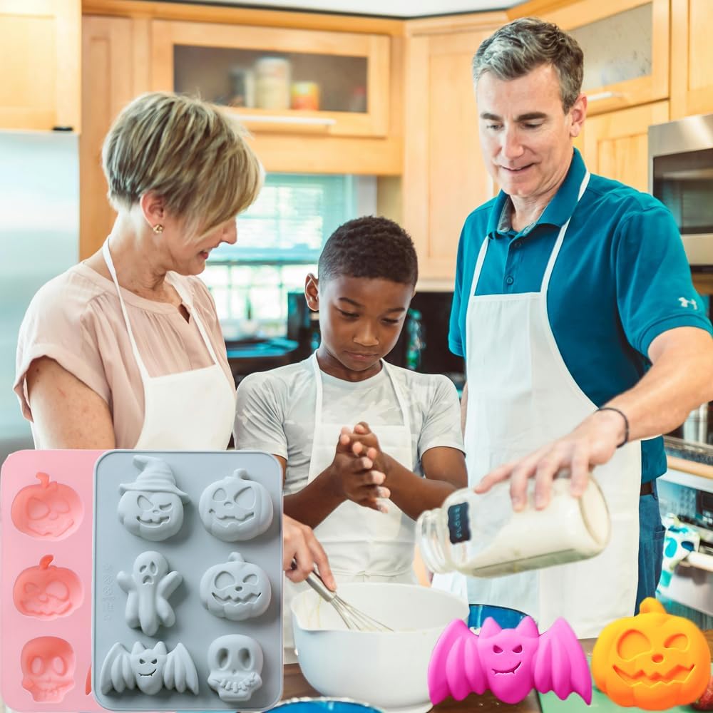Molde Silicona Halloween 2 Pack para Galletas y Chocolates