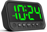 Reloj Digital LED Pequeño con Alarma Fuerte y Función Snooze