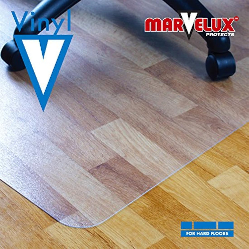 Marvelux - Alfombrilla rectangular para silla de vinilo