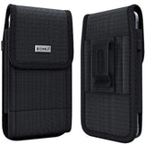 Bomea -Funda de nailon para iPhone 8, 6, 6S y 7,color negro