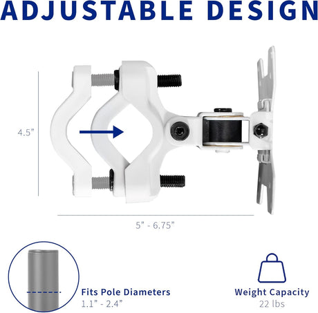 Soporte Universal VIVO para Pantallas de hasta 30, MOUNT-POLE01W