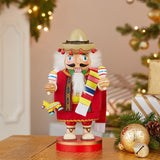 Adorno de mesa Nutcracker Mexicano - Kurt Adler, Colección Chubby