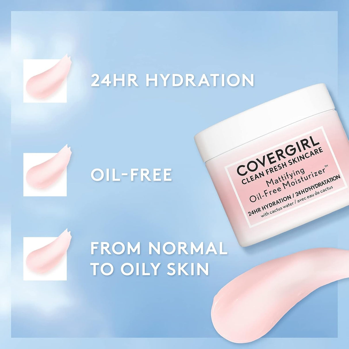 Hidratante matificante sin aceite COVERGIRL