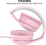 Auriculares RORSOU R10 con micrófono, ligeros y plegables