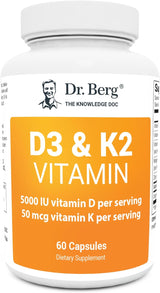 Vitamina D3 K2 5000 UI con Aceite MCT y Sales Biliares