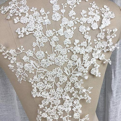 Apliques de encaje de alta calidad para vestido de novia