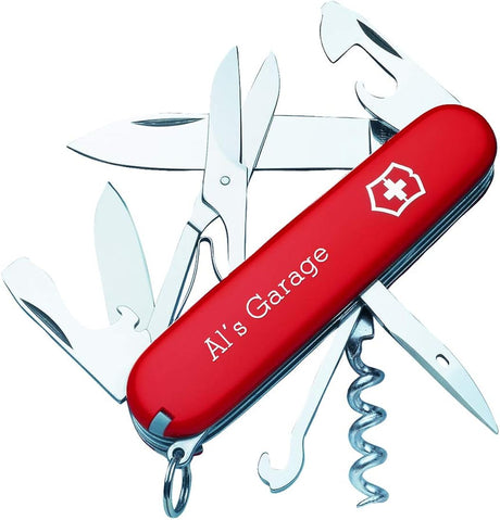 Cuchillo por Victorinox Personalizado Rojo escalador