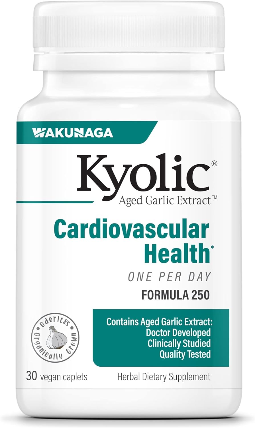 Extracto de Ajo Envejecido para Salud Cardiovascular, 30 Cápsulas Veganas
