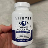 Viteyes Adulto 50+ para la vista, Luteína, Omega-3, 90 Cápsulas