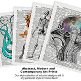 Diseño del color de la anatomía humana impresión del arte