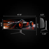 Monitor Curvo Ultrawide INNOCN 49 120Hz QHD 5120x1440 49C1R