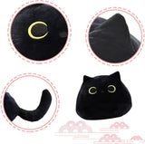 Peluche de felpa con diseño de forma de gato