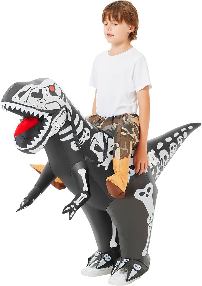Disfraz Inflable Dinosaurio COMIN para Niños, Risas Halloween
