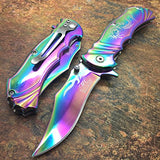 Cuchillo de bolsillo MC Ballistic All Rainbow Fantasy Dragon