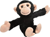 Peluche de mono, 8 pulgadas, ajustable para abrazar