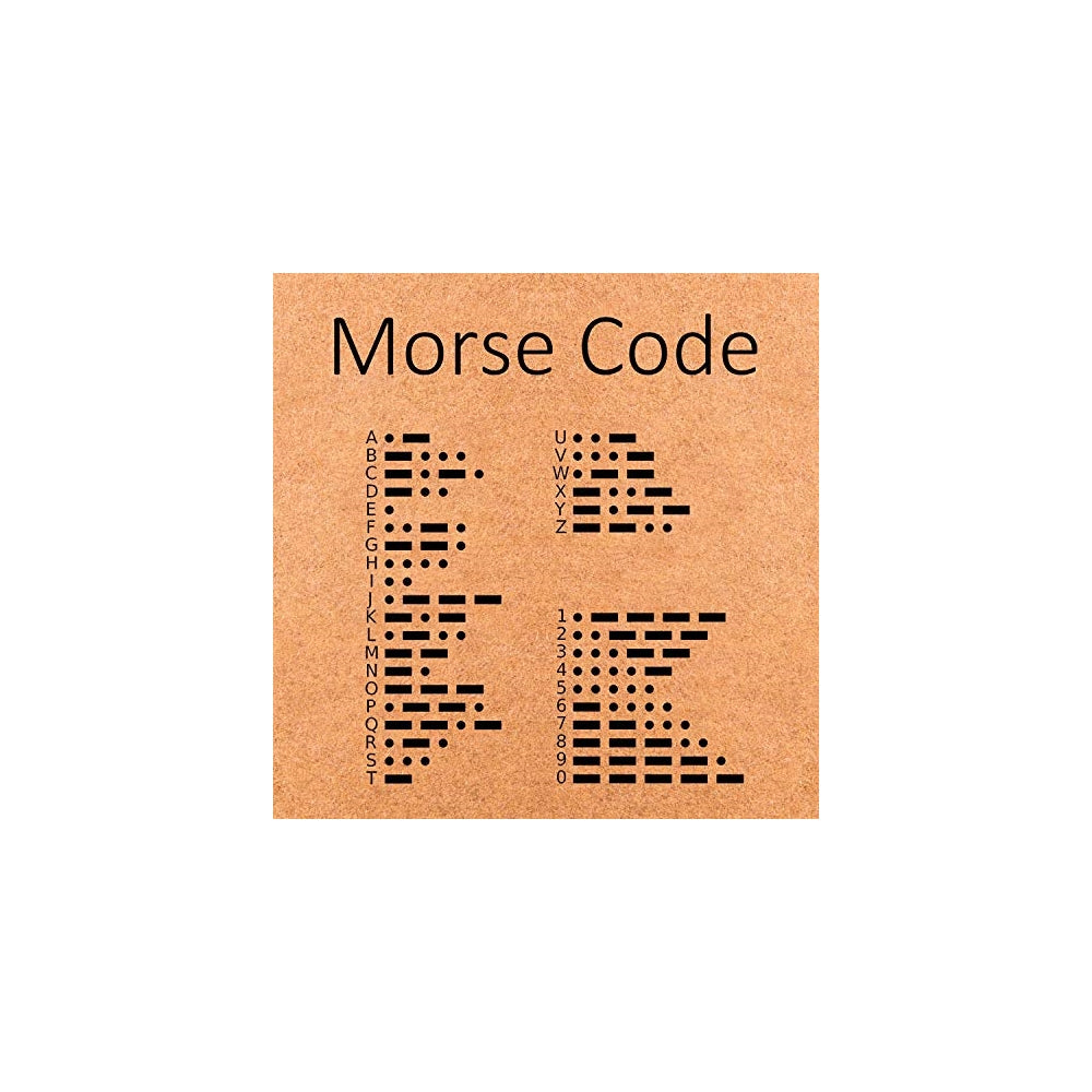 Pulseras y tobilleras con código morse