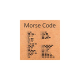 Pulseras y tobilleras con código morse
