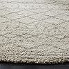 Alfombra redonda suave 1.6 para sala, dormitorio y entrada ASG741A