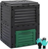 Compostador MoNiBloom 80 Gal, BPA Free, Rotatorio, Exterior
