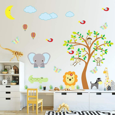 Pegatinas de Pared Animales Jungle - Supzone, Decoración