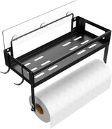 Soporte de Toallas de Papel con Estante para Cocina y Baño