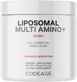 Suplemento liposomal de aminoácidos de Codeage, 6.15 oz