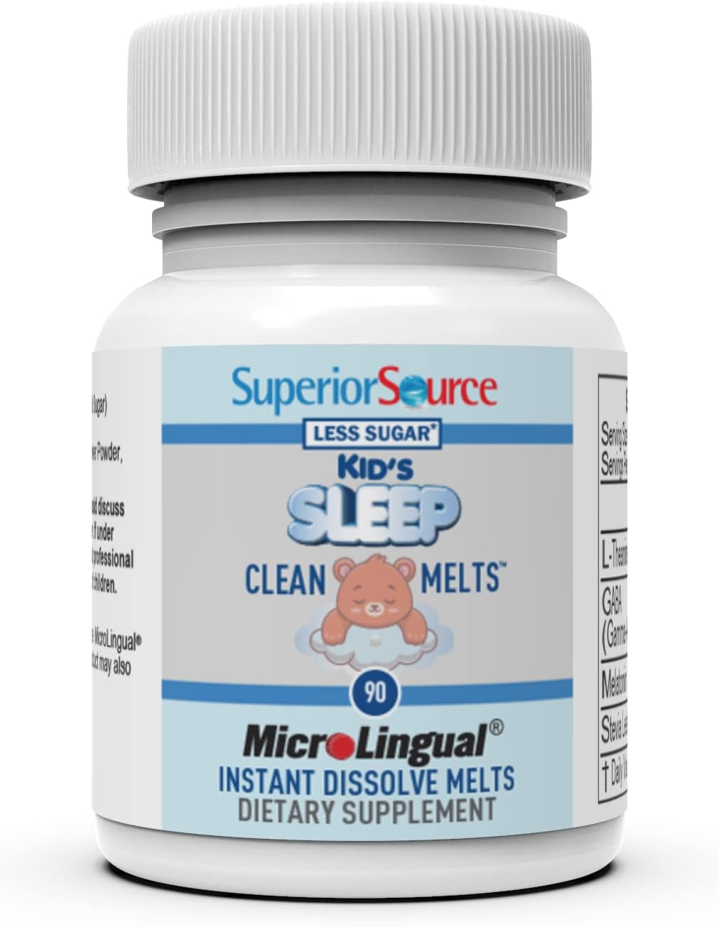 Suplemento Sleep para niños  Clean Melts microlingües