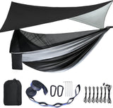 Hamaca con Mosquitera y Tarp, Portable, Nylon, Modelo Camping