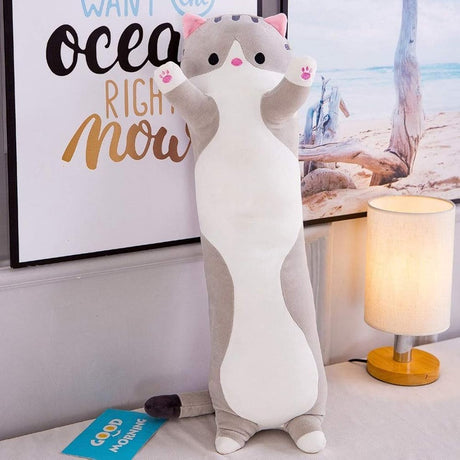 Peluche con diseño de gato de caricaturas de 19.6 pulgadas