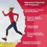 Gominolas de Magnesio Glycinato 400 mg, Vit D+B6, 120u