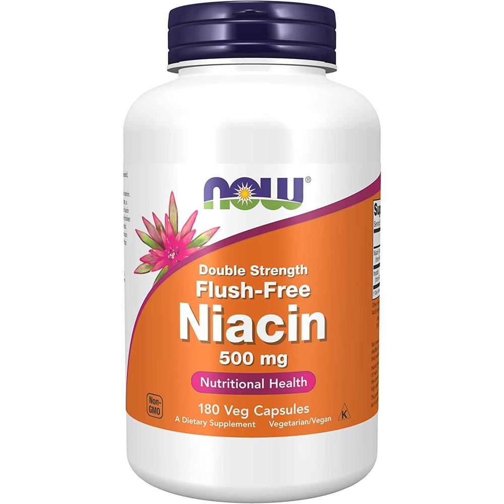 Suplementos de niacina (vitamina B-3) 500 mg 180 cápsulas