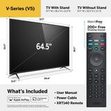 Televisor VIZIO 65 4K UHD LED HDR, V-Series, AirPlay y Chromecast