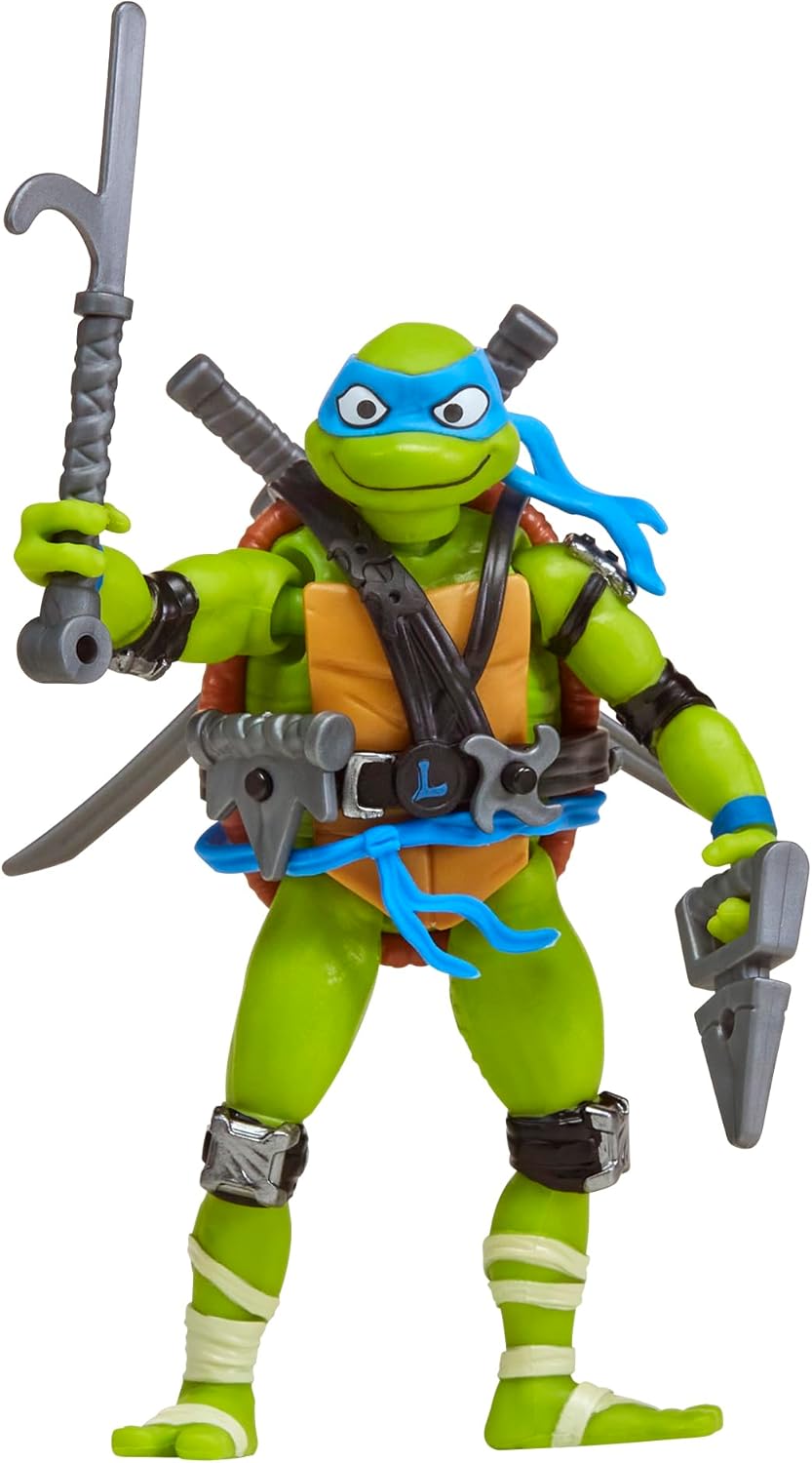 Figura de acción Leonardo 4.5 de Tortugas Ninja Mutantes