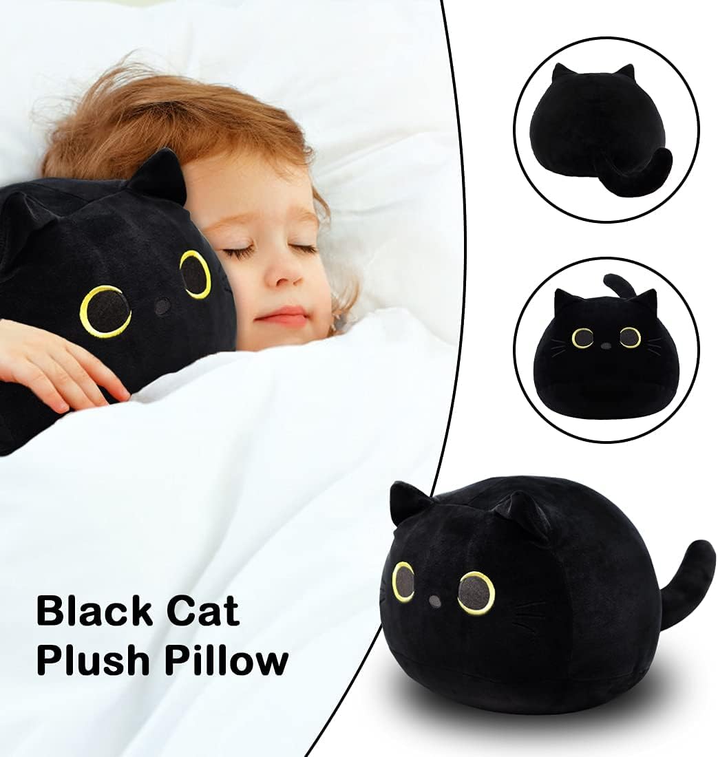 Peluche de gato negro 3D Pochita kawaii 15 pulgadas