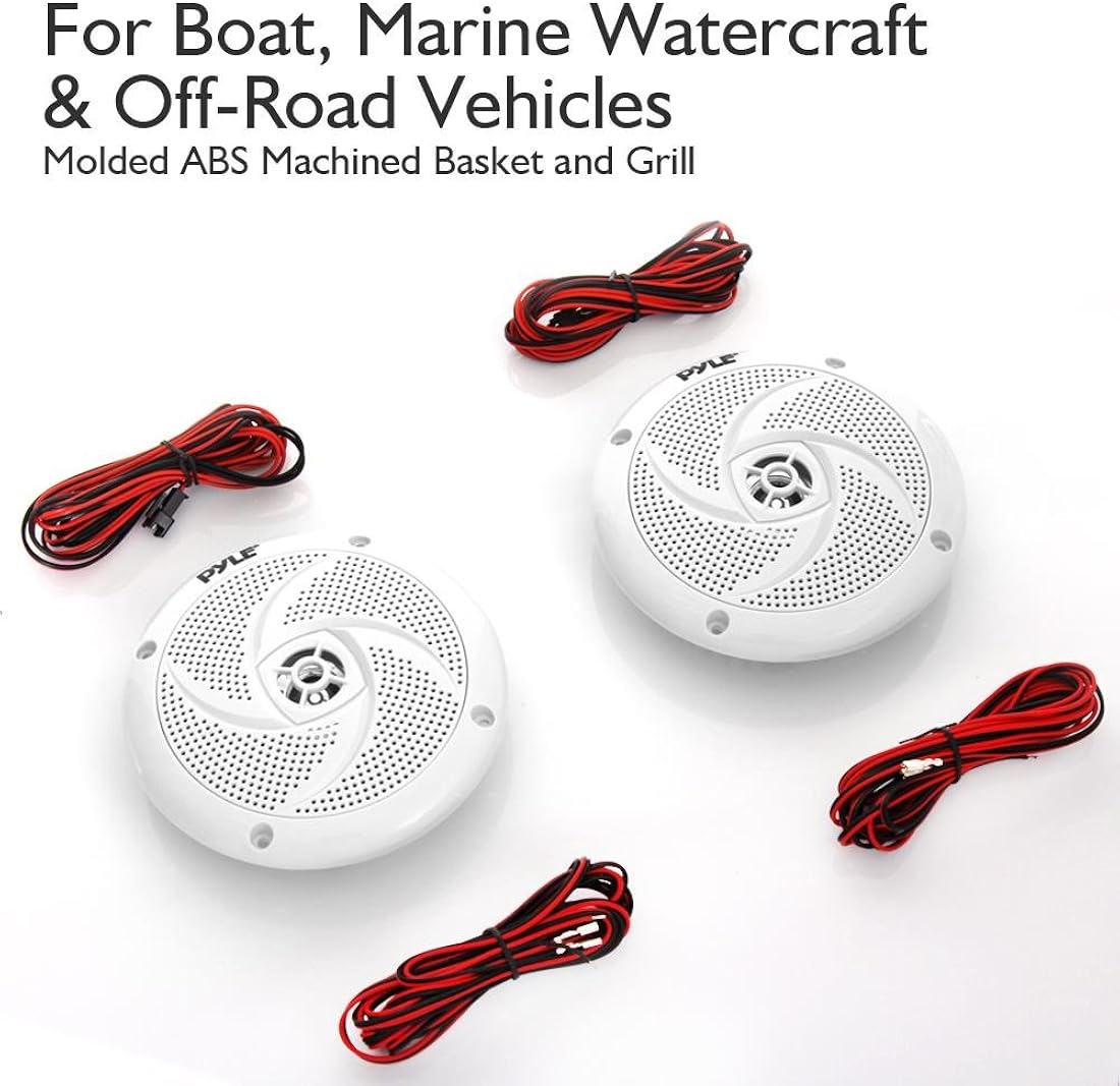 Parlantes marinos blancos PYLE PLMRS53WL