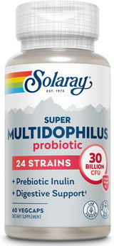 SOLARAY Probiótico Multidophilus 24 Cepas 30B CFU 30 Cajas