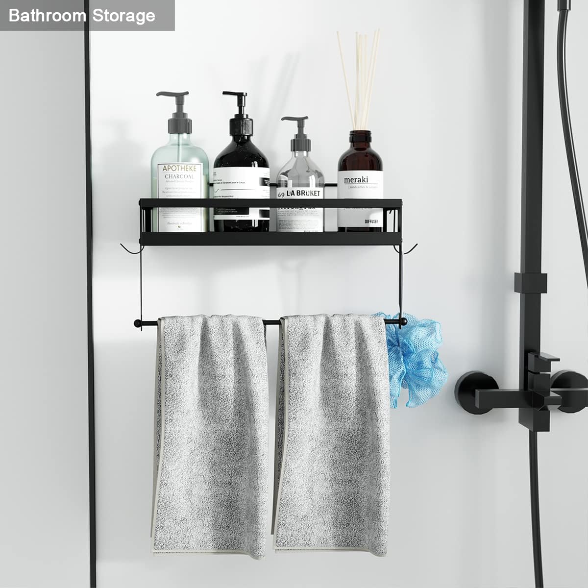 Soporte de Toallas de Papel con Estante para Cocina y Baño