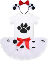 Conjunto de Cumpleaños IDOPIP para Bebés con Tutu y Diadema